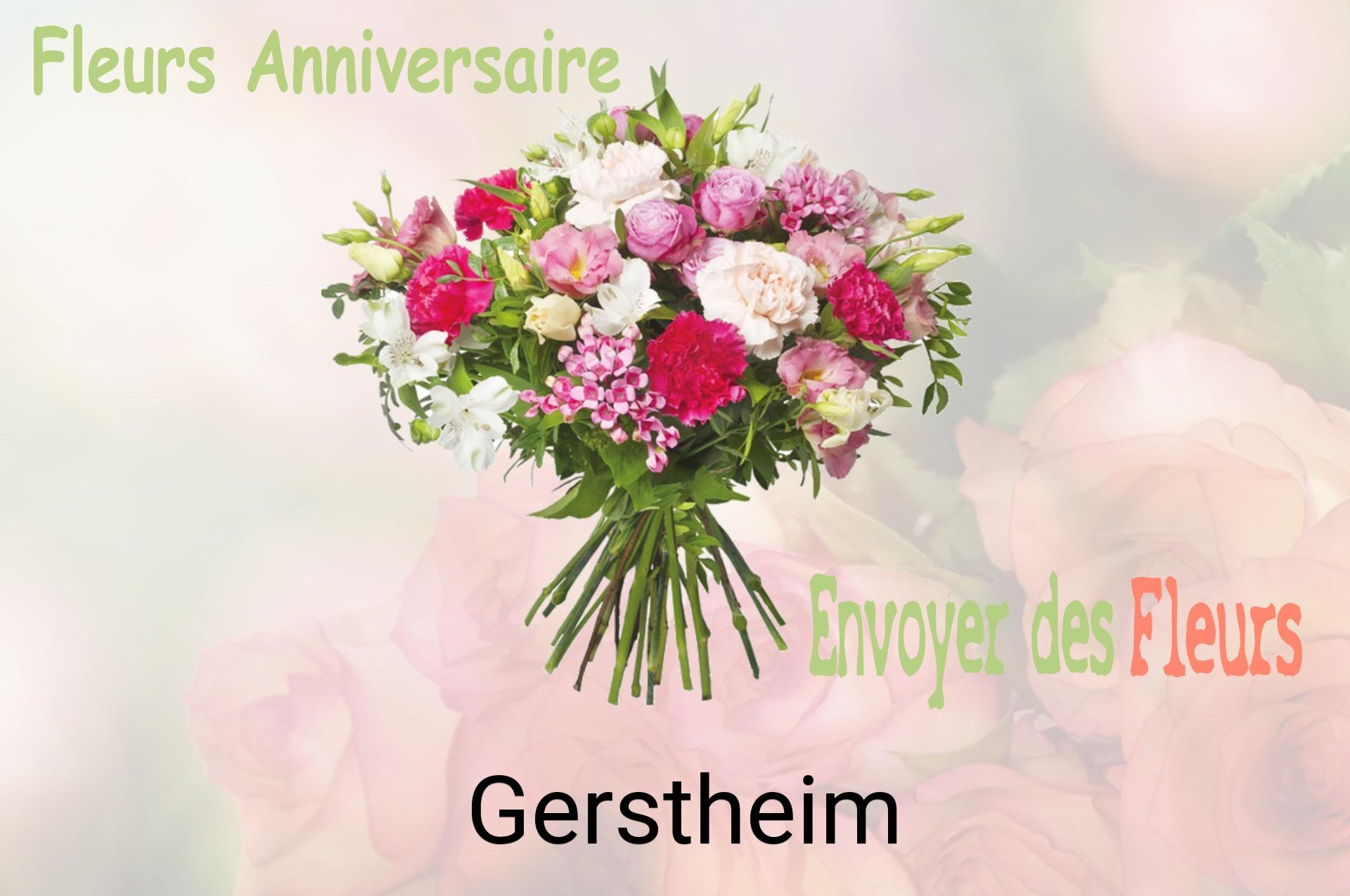 Bouquet de fleurs d’anniversaire livré à Gerstheim