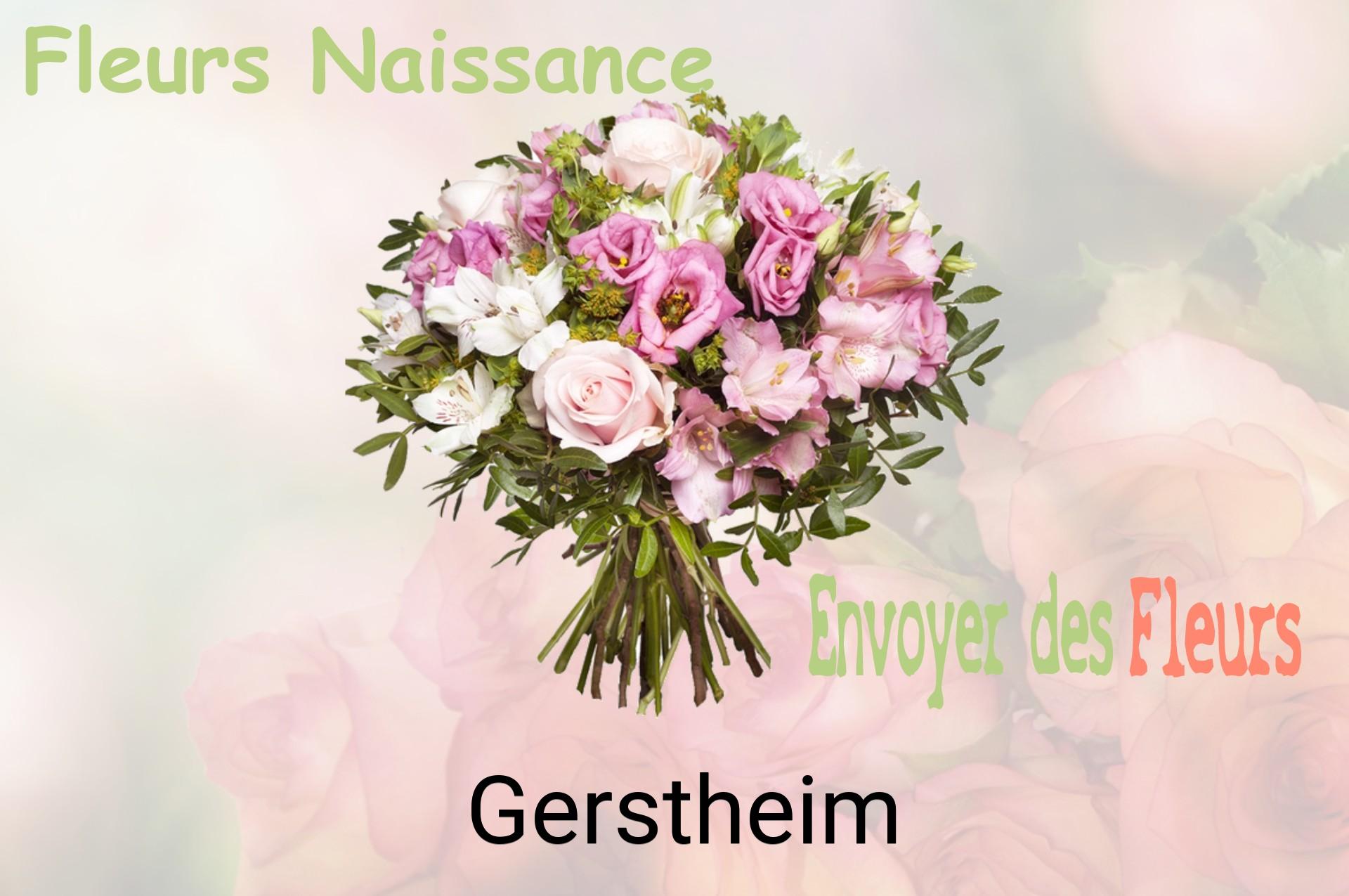 Bouquet de fleurs de naissance livré à Gerstheim