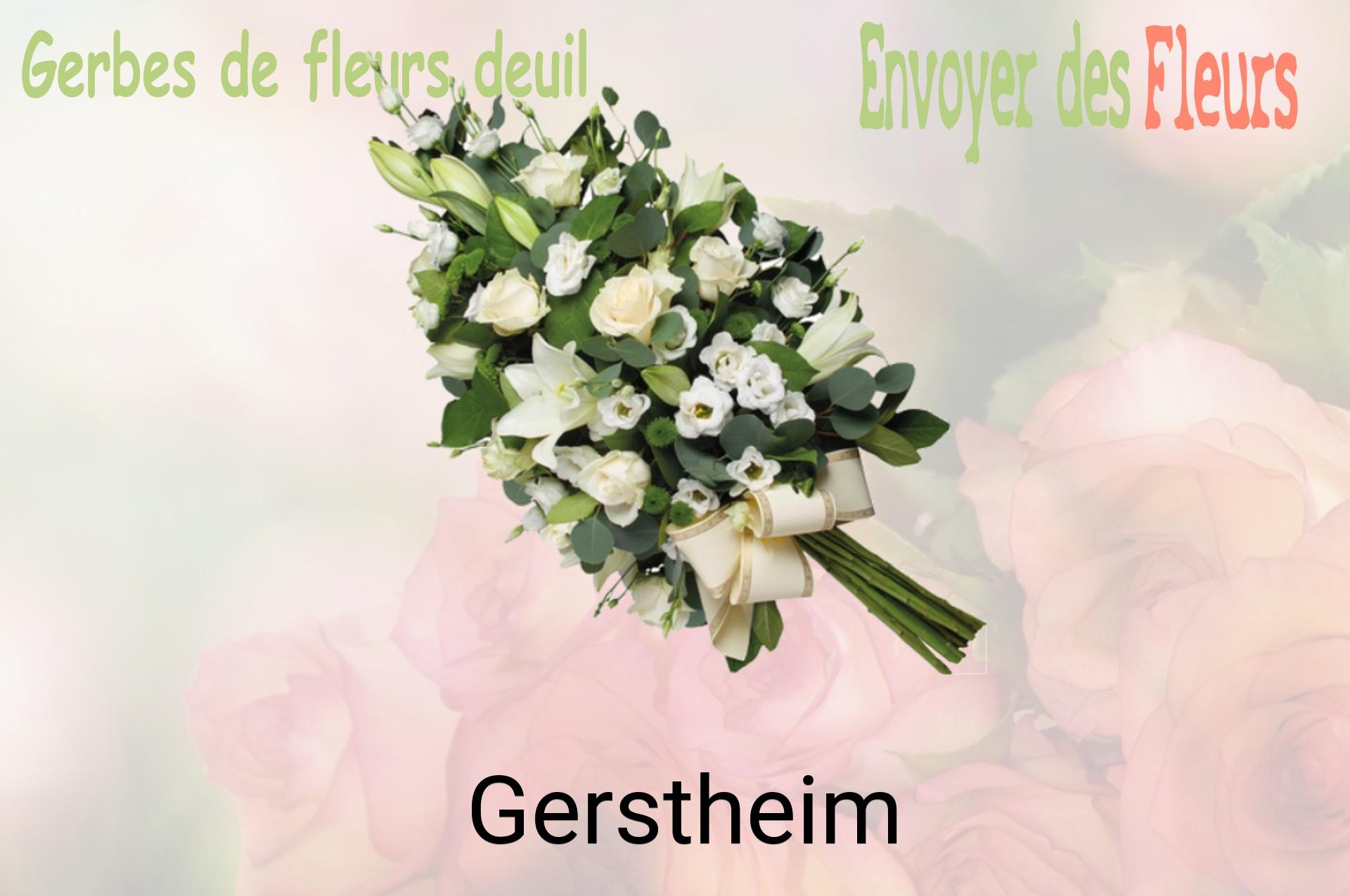 Gerbe de fleurs de deuil livrée à Gerstheim